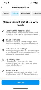 new reels optimizations