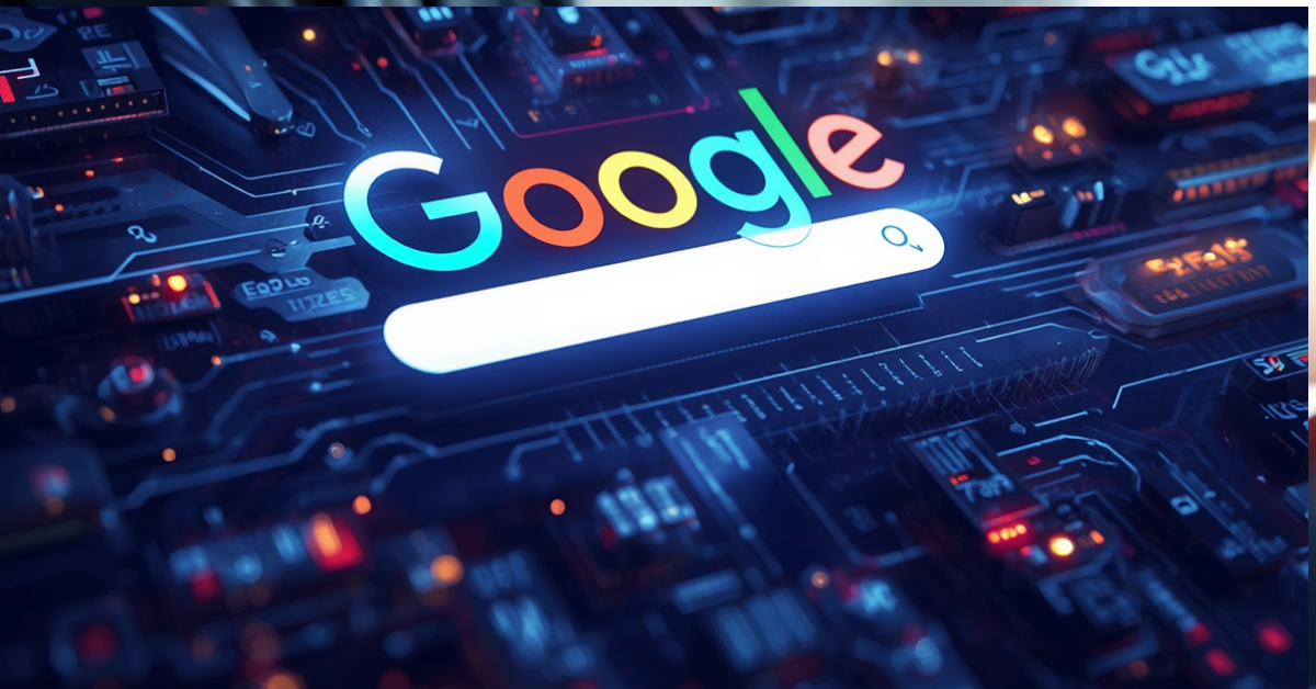 person trying to search on google consultation