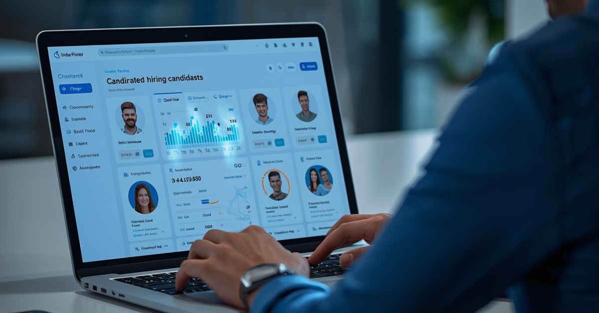 an employee using a linkedin ai interview tool