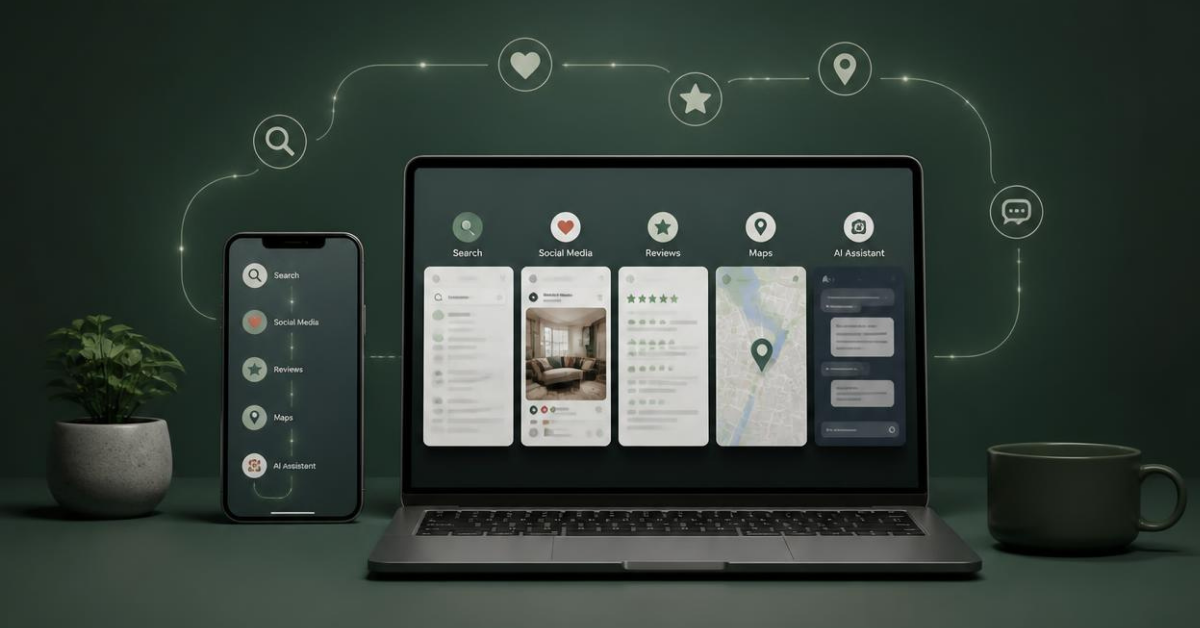 visual of how customers find businesses in 2026